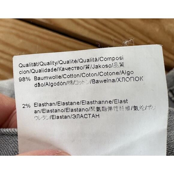 Hugo Straight Leg Jeans Size 33x32 Men’s Gray - Picture 6 of 11